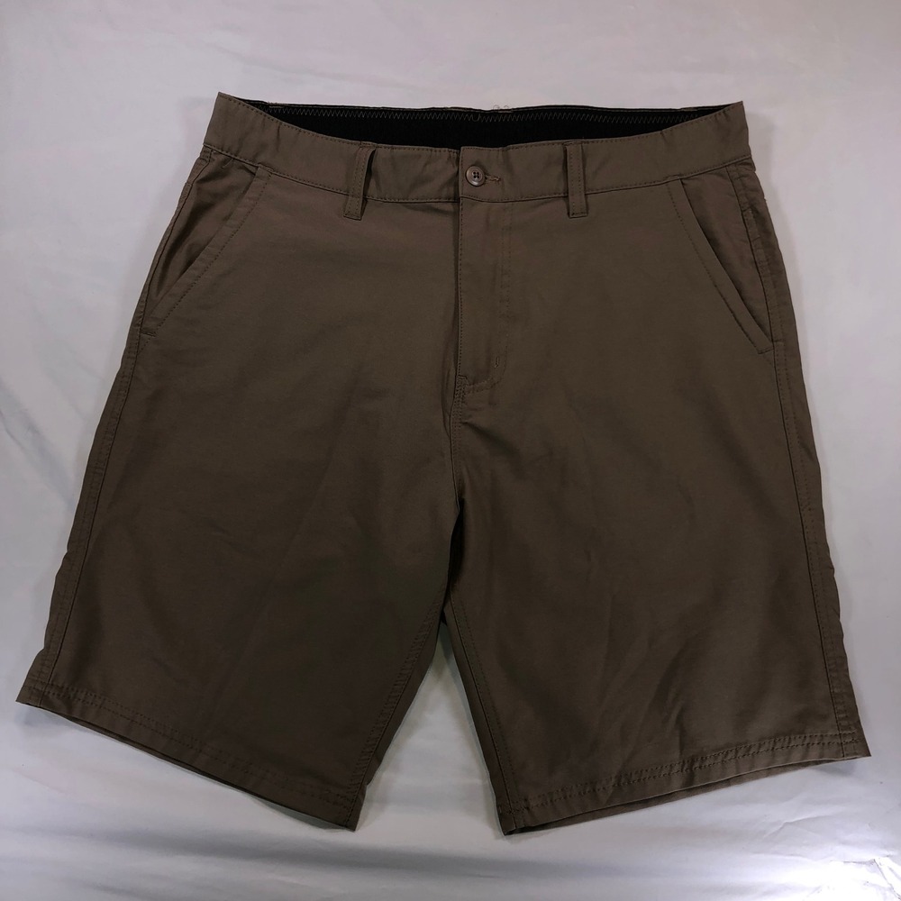 Burnside Mens Hybrid Walk Shorts Brown Size 36 Quick Dry Water Shorts 01561